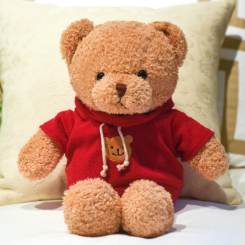 麦思伦可爱泰迪熊毛绒玩具小熊公仔抱抱熊玩偶送女友情人节礼物布娃娃