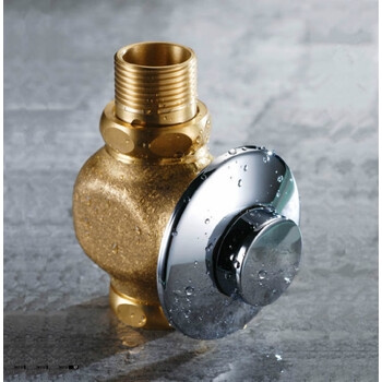 珍维亚暗装冲洗阀自闭式手按式全铜入墙式隐藏式延时冲洗阀a15方形6分