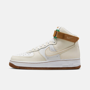 耐克 nike男鞋air force 1 high 空军一号af1 白棕 高帮休闲板鞋 dx