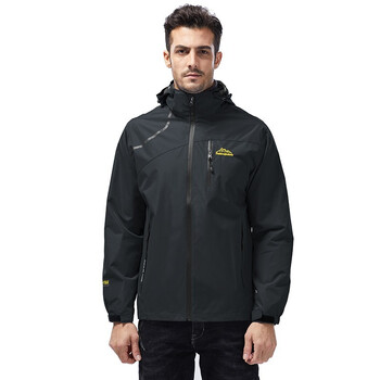 款防风衣女单层外套户外情侣款 男款-黑色(单层) 5xl【图片 价格 品牌