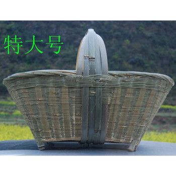 农村竹篮 手工编织手提篮子买菜篮子竹编鸡蛋篮厨房收纳筐水果礼 水果