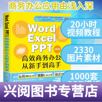 word excel ppt高效办公从入门到精通wps教程书籍wps表格教程办公应用 