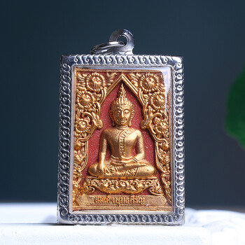 似卿泰国佛牌大耳崇迪佛迷你九层崇迪佛苏斌项链吊坠崇迪不锈钢壳