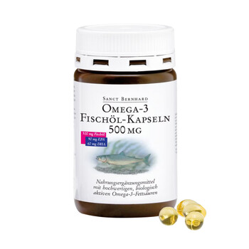 sanctbernhard德国进口中老年dha深海鱼油软胶囊120粒鱼油120粒
