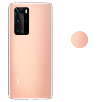 荔新华为p40pro后盖玻璃p40手机后盖玻璃透明后壳por替换后屏适用华为