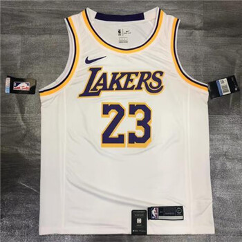 耐克nba湖人队詹姆斯23号篮网11球衣城市版篮球服男女队服带芯片 湖人