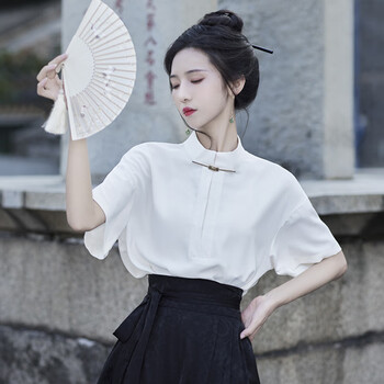 la chapelle homme拉夏贝尔古风女装中国风连衣马面上衣日常通勤穿搭