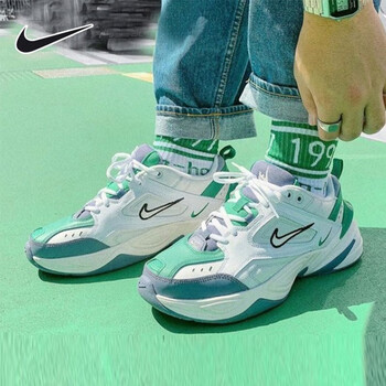耐克（NIKE）男鞋2024新款M2K TEKNO休闲鞋时尚复古老爹鞋轻便透气跑步AV4789 AV4789-009/白绿色 42.5