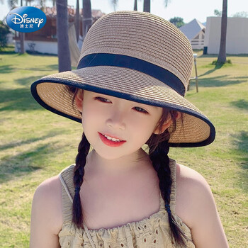 bc w11 双色儿童草帽--咖啡色 均码