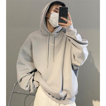 耐克(nike) nike耐克男女双帽联名高街fog运动加绒连帽套头衫卫衣外套