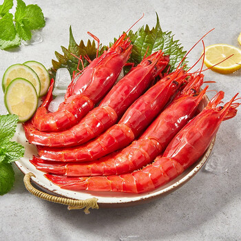 潮海堂 红魔虾活冻刺身级超大新鲜远洋海捕绯红虾胭脂虾海鲜红虾 红魔