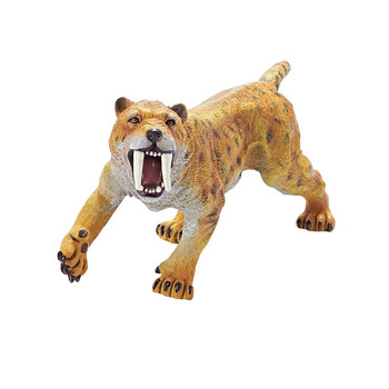 recur儿童玩具男孩女孩仿真动物模型早教认知野生动物老虎大象模型