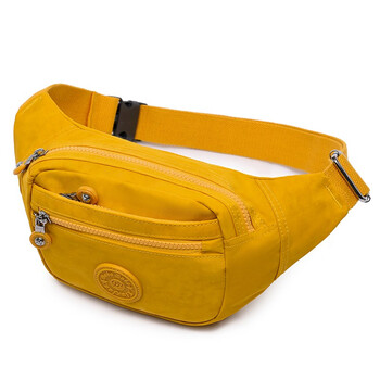 仓梵新款腰包女牛津布包休闲户外胸包多隔层收钱包收银包尼龙布包手机