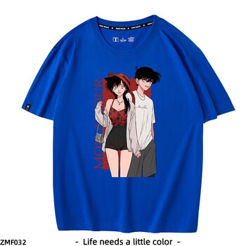 轻闺柯南联名衣服名侦探柯南联名毛利兰工藤新一日漫周边宽松男女同款