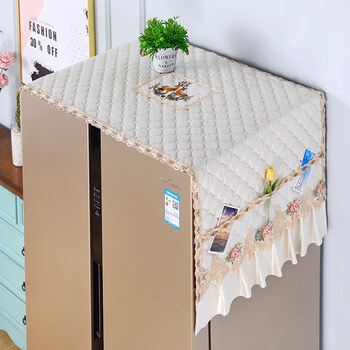 罩冰箱防尘罩洗衣机盖布单双开门滚筒式防灰防尘防滑遮盖布冰箱盖巾