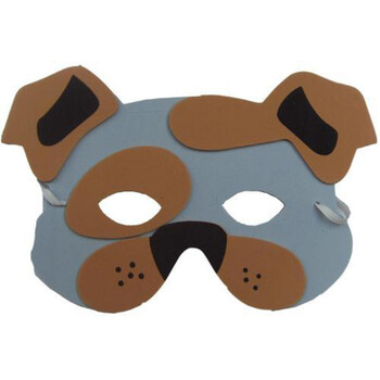 儿童节亲子表演卡通动物面具幼儿园演出游戏帽子道具小礼品1110小狗