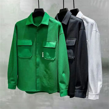 西裤男尚范潮牌穿搭2022秋季新款设计感哈伦束cs3103绿色2xl160180斤