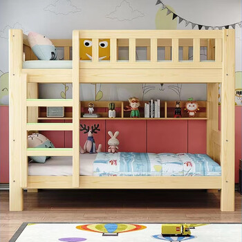 耀祥臻馨2023承重1000斤新款纯实木床上下铺松木双层床成人床高低床上