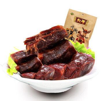 大午手撕驴肉干五香驴肉休闲零食风干驴肉干办公休闲旅游零食熟食开袋