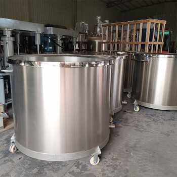厂家批发 可移动式油漆涂料储料罐 304不锈钢搅拌桶 可电加热 600l