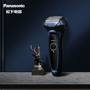 松下(panasonic)剃须刀男士电动刮胡往复式智能充电式旗舰5刀头胡须刀