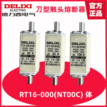 德力西电气（DELIXI ELECTRIC）德力西熔断器RT16-000 20A 25A 32A 40A 50A 63A 80A 100A NT RT16-000(NT00C) 体 80A