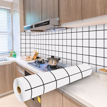 可狄(kedi) 厨房防油贴纸墙纸自粘防水防潮耐高温柜灶台家用瓷砖墙贴