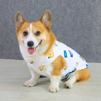 麦富迪宠物狗狗衣服薄款透气柯基泰迪背心夏季春季小型犬幼犬四季防