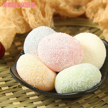 甜品洋风椰蓉日本草莓糯米糍团子麻薯 随机口味大福一份(10个)备注