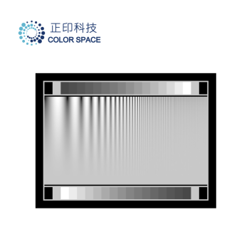 正印科技COLORSPACE Log对数频率反差测试图卡TC020 订制需求咨询再拍