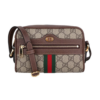 古驰gucci女包ophidia系列迷你单肩包斜挎包相机包乌木色51735096iws