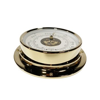 impa370246 船用无液气压计/全铜壳气压计/钟式航海气压表高精度气压