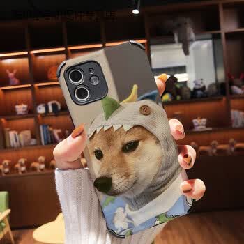 瑞桓柏 柴犬狗狗适用华为nova7/8pro手机壳蚕丝纹nova7/8se沙雕nova6