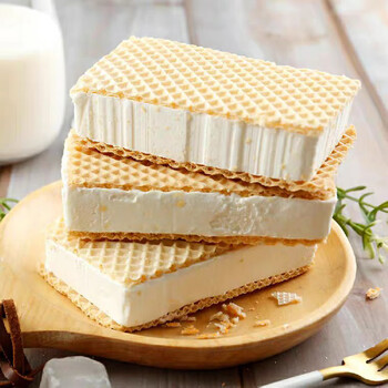 索菲亚3盒索菲亚威化牛奶冰淇淋网红雪糕盒装夹心冰糕方糕批整箱威化