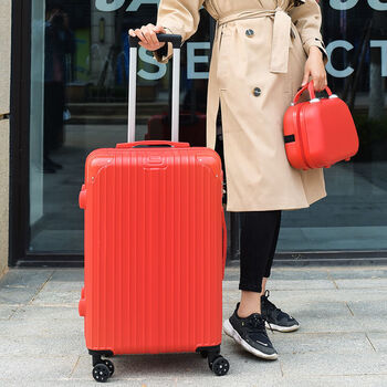 密码箱女行李箱包学生韩版小清新皮箱子男铝框拉杆箱子旅行箱ins买