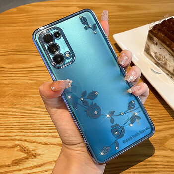 迅卡凡 适用于opporeno5手机壳reno5pro女款reno5k新款曲屏全包防摔