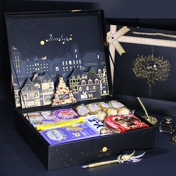 上海可发进口零食女生男友生日礼物一整箱网红小吃 高端礼盒-月光之城