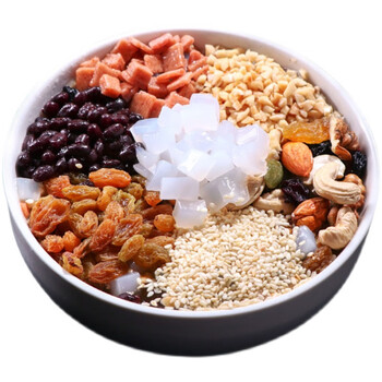 虎钢馋四川特产冰粉配料组合套餐自制家用12种白凉粉专用花生碎冰粉小