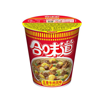 日清 合味道杯面速食方便面泡面桶面 五香牛肉风味77g/杯【图片 价格