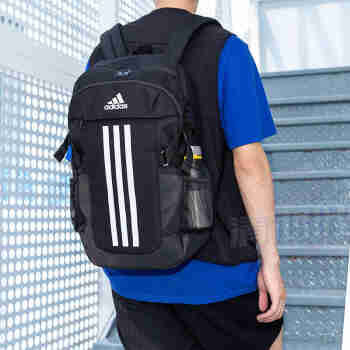 阿迪达斯 （adidas）双肩包 新款男女学生书包电脑包小学初中高中生背包斜跨运动背包 HB1324 均码