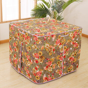 新款烤火罩加厚烤火桌罩家用正方形罩子取暖烤火桌罩电炉罩喜洋洋四开