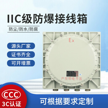 同聚发IIC防爆接线箱IICT4配电箱控制柜IICT6隔爆型不锈钢电箱空箱 300*300*180铝合金