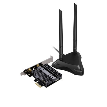 雅奇 接收器3000兆双频5g双天线内置pcie接口ax200 pro 企业定制
