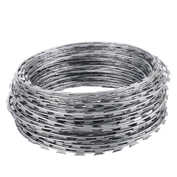 金蝎热镀锌刀片刺绳防护网刺丝滚笼带刺铁丝网蛇腹形刺钉防盗防爬网高