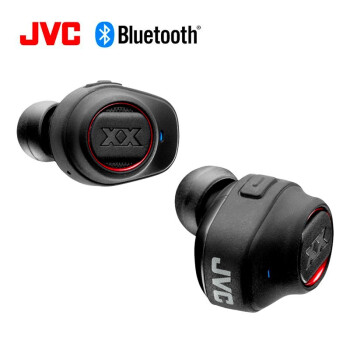 杰伟世（JVC） HA-XC70BT 真无线蓝牙耳机 运动防水防汗入耳式重低音耳机 时尚出街通用耳机 黑色