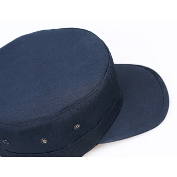 佐名仕警训作训帽子训练帽藏青色保安辅上班工作网格帽夏季网眼帽执勤