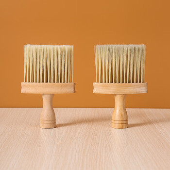 神器床底清扫桌面房间除尘家用鸡毛掸子升级款实木大毛刷实惠2个装