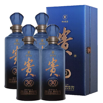 贵州贵酒 53度 酱香型(原贵阳酒厂) 贵酒 贵(30) 500mlx4瓶