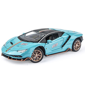 mini auto建元1:24仿真合金车模型摆件兰博基尼盖拉多lp770-4赛道版