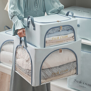 卡乐弗衣服收纳箱布艺神器家用可折叠衣柜衣物储物箱子收纳整理盒百纳